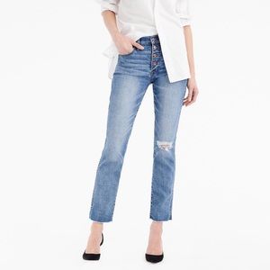JCrew Vintage Straight Ankle Distressed Denim - 29